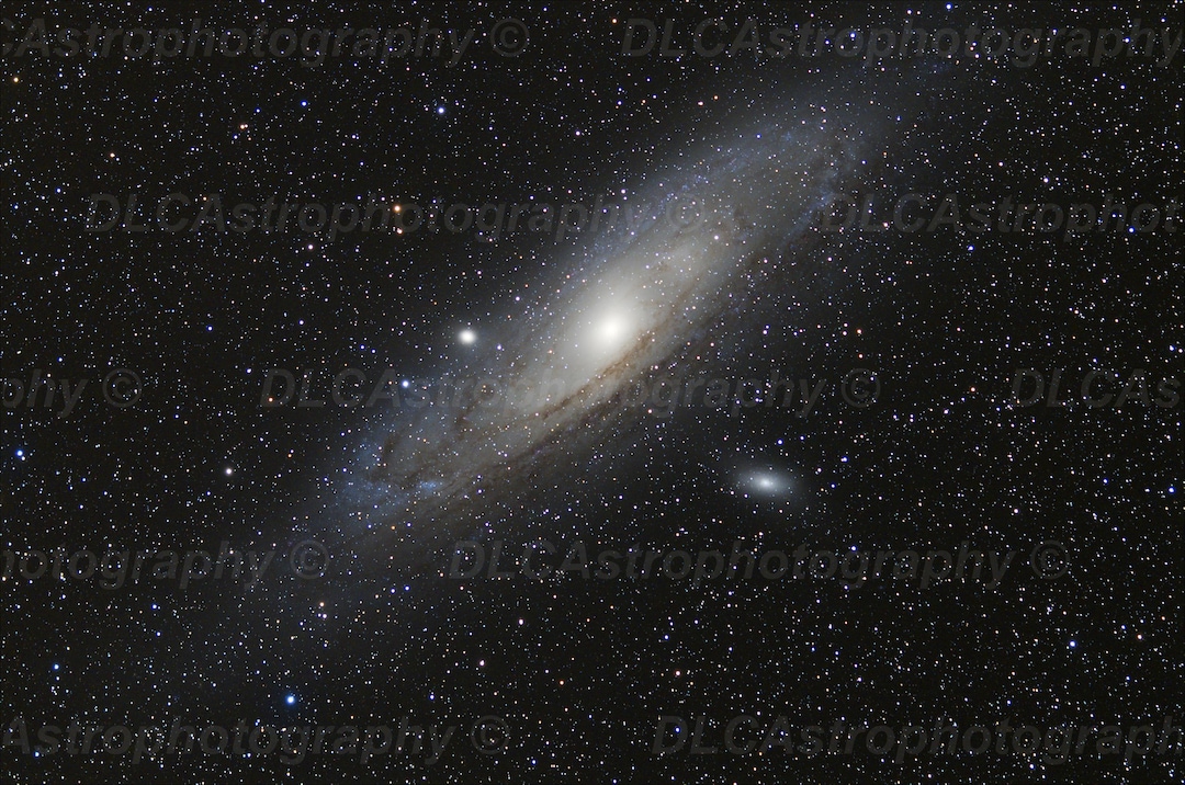 Andromeda Galaxy M31 Color Metallic Photo Print - Etsy