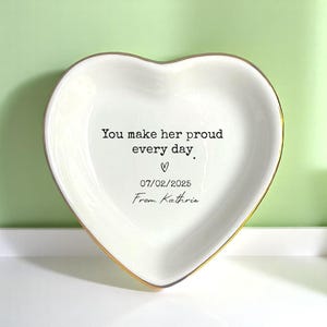 You make her proud every day, Mom Loss, Sympathy Gift, Positive For Sister Dish