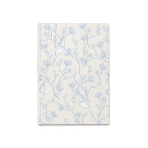 Bird and Botanical Pattern Hardcover Journal | A5 Notebook