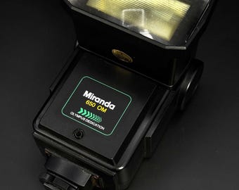 Miranda 650 TTL Flash – Olympus OM System Vintage Camera Accessory