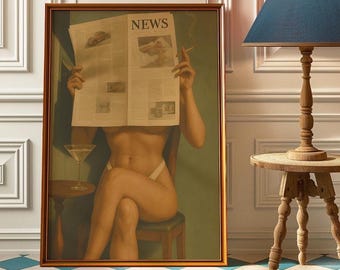 Poster in bikini – Arte murale sensuale e vintage