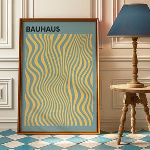 Bauhaus Geometric Poster - Mid Century Modern Print - Bauhaus Illustration - Bauhaus Vintage Poster - Bauhaus Trendy Wall Art - Gallery Art