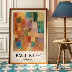 Paul Klee Print - Untitled 1914 By Paul Klee Poster - Paul Klee Exhibition Poster - Paul Klee Artwork - Paul Klee Painting - Trendy Art