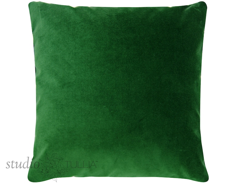 Decorative Pillow Cover green velvet Quick Ship,Emerald Velvet Pillow Cover ready to ship designer velvet emerald