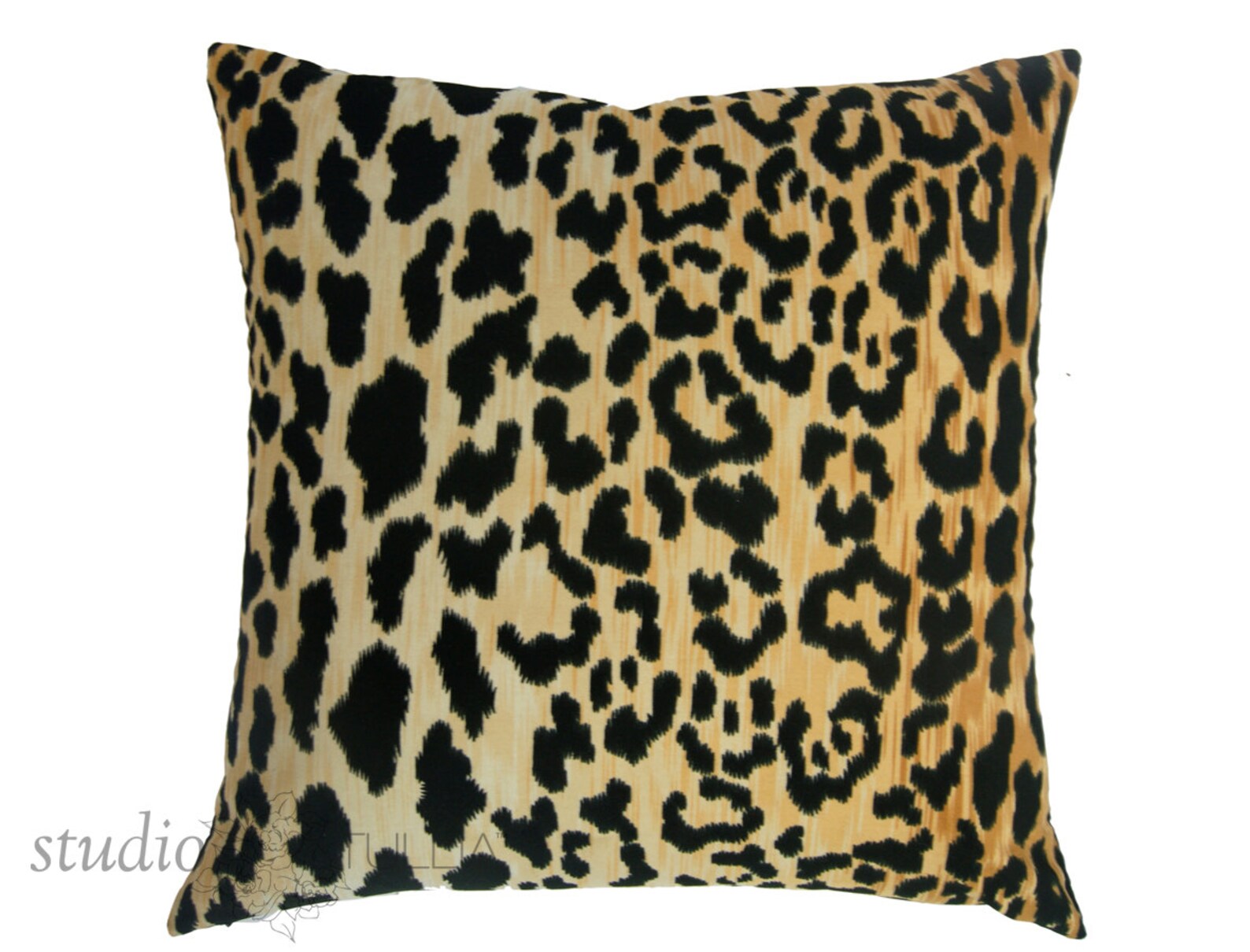 Leopard Pillow Cover Animal Print Decorative Pillow Cover Etsy