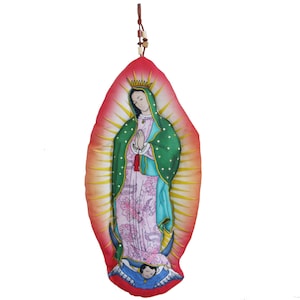 VIRGIN DE GUADALUPE - Mexican - Saint - Virgin Mary - decorative pillow - madonna and child - our lady of Guadalupe - ready to ship
