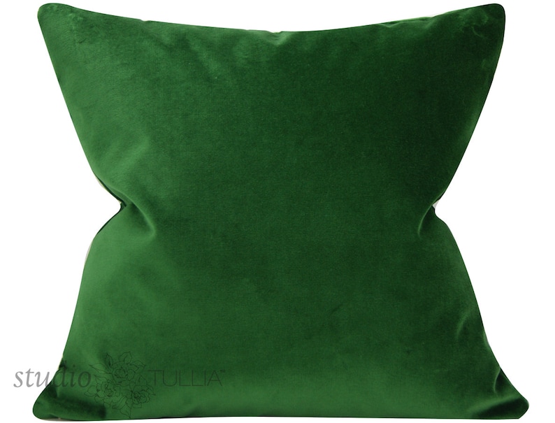 Decorative Pillow Cover green velvet Quick Ship,Emerald Velvet Pillow Cover ready to ship designer velvet emerald