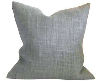 Gray linen Pillow Cover, pillow cover, 20X20 inches, throw pillow, decorative pillow cover, ready to ship