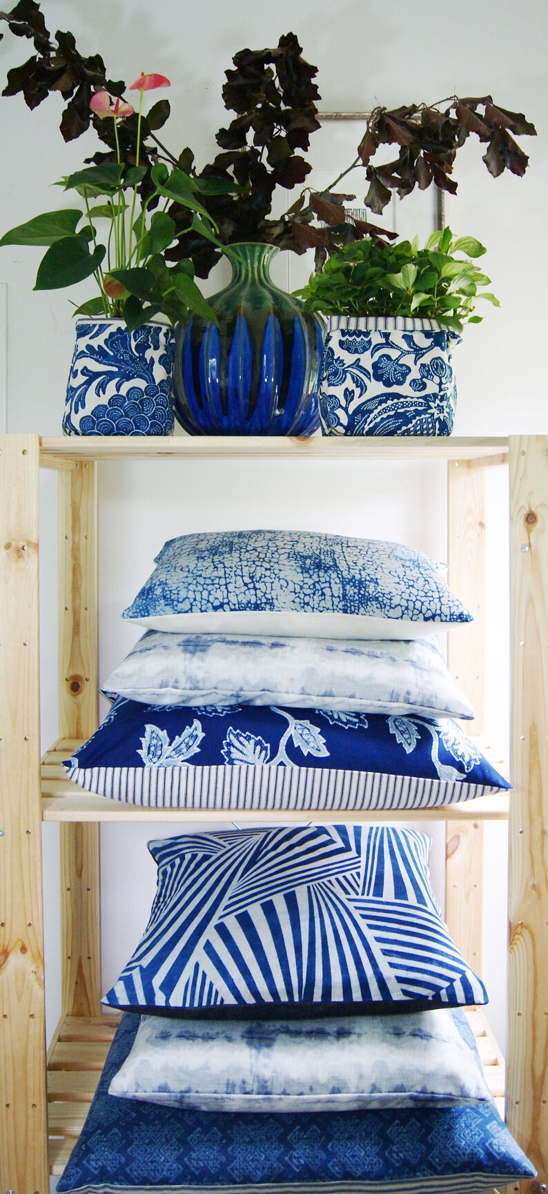 Batik Botanical Pillow Cover - Thumbnail 3
