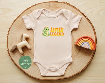 Little Legend Baby Onesie®, Cute Dinosaur Bodysuit, Funny Baby Outfit, Adorable Infant Clothes, Baby Shower Gift