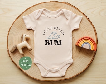 Little Beach Bum Baby Onesie®, Funny Summer Baby Outfit, Cute Ocean Baby Bodysuit, Baby Boy Girl Gift For Beach Lovers, Coastal Baby Clothes
