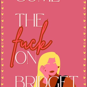 Bridget Jones inspired print