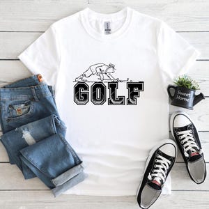 Vintage Golf Graphic T-Shirt, Golfing Shirt, Unisex Tee for Golf Lovers, Casual Wear, Sports Gift for Him or Her, Father&#39;s Day