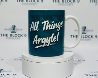 NEW Block 9 Mug All things Argyle + Block 9