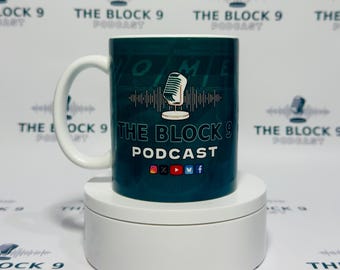 NEW Block 9 Mug With Logo & All Things Argyle