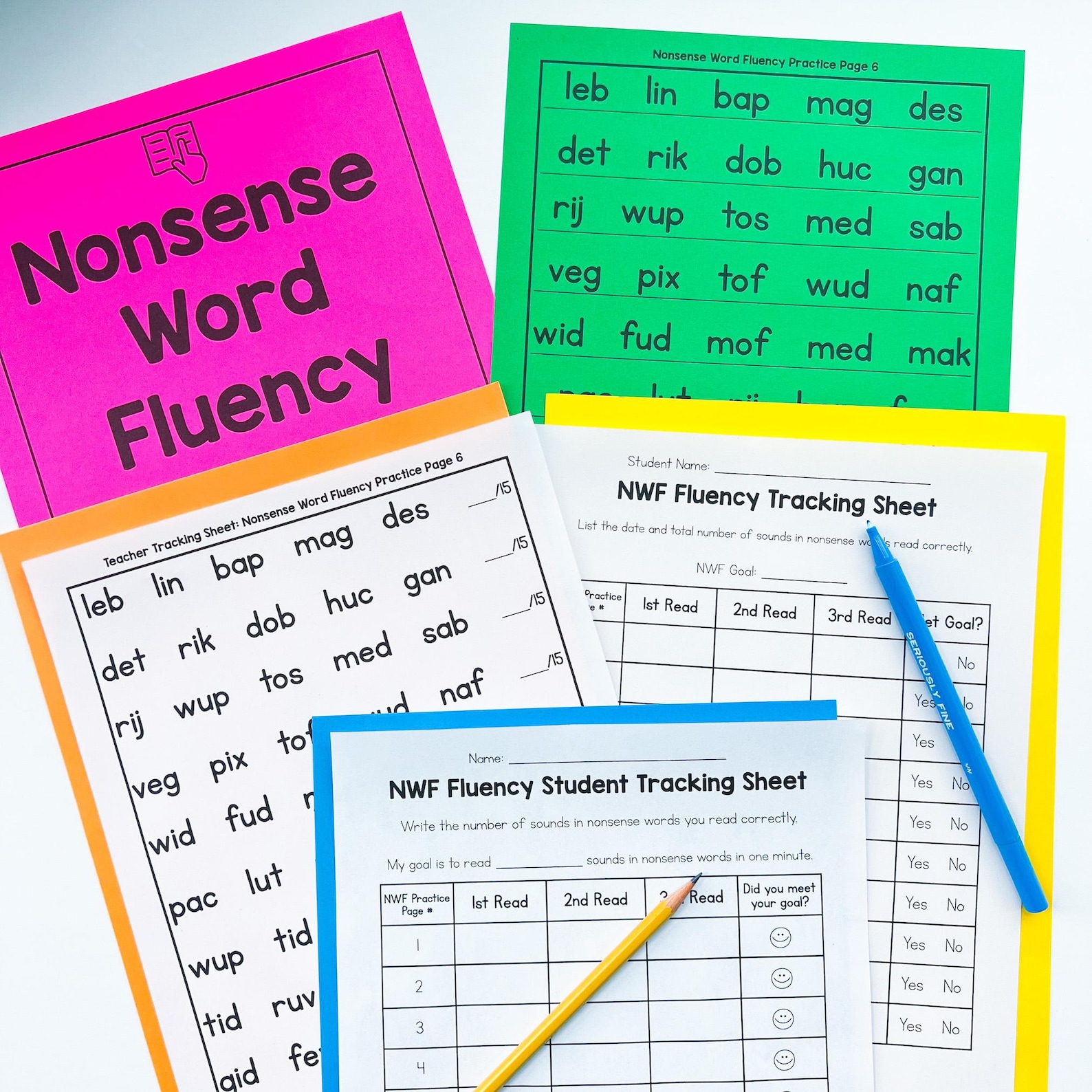 Kindergarten Reading Fluency Practice: Letter, Sound, & Word ...