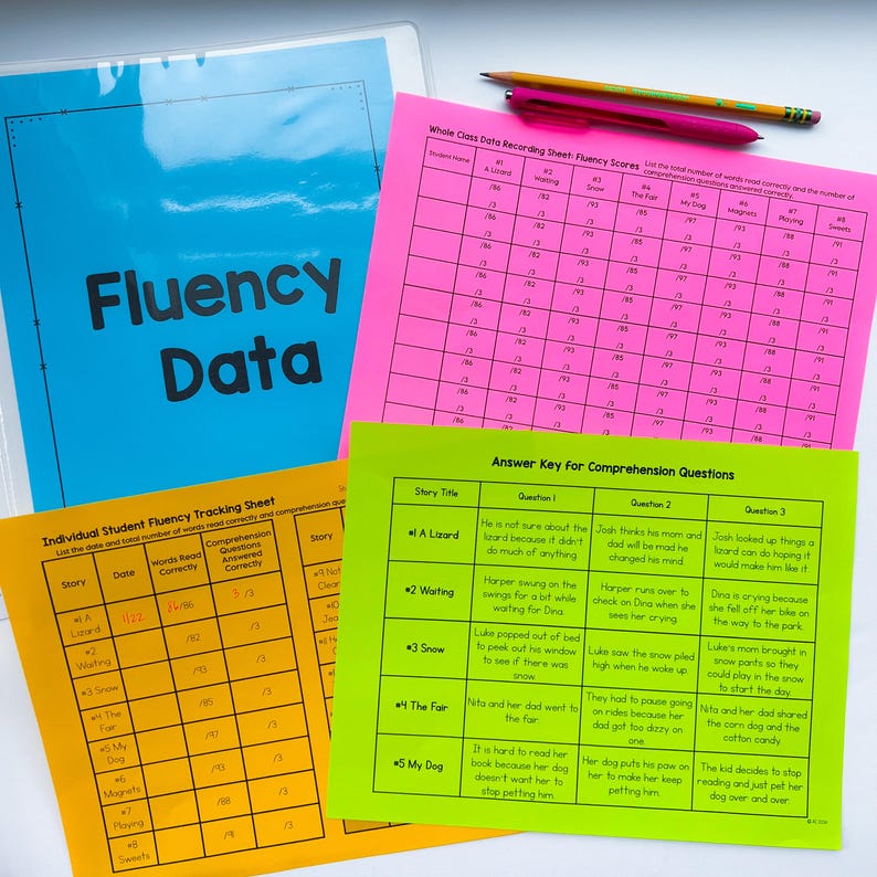 2nd Grade Decodable Reading Fluency Passages and Comprehension ...