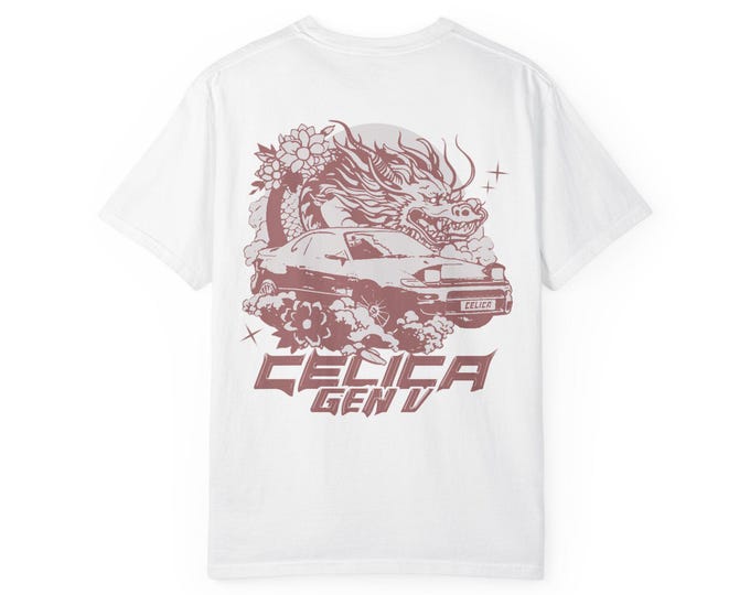 Celica 5th gen T-Shirt, Vintage Style Tee, Car Enthusiast Gift, Unisex Shirt, Classic Car Lover Top, Retro Automotive Apparel