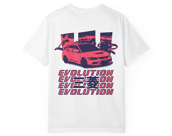 Mitsubishi Lancer Evo T-Shirt, JDM Racing Tee, Car Enthusiast Shirt, Unisex Graphic Top, Automotive Apparel