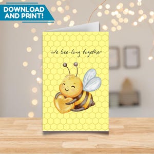 Cartão de felicitações com carta de abelha, melhor presente para namorada, namorado, aniversário, presente de casamento, esposa, marido, eu te amo, presente, proposta de presente para ele, presente dela