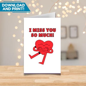 Tarjeta de Te Extraño El Mejor Regalo Para Novia Novio Aniversario Regalo de Boda Esposa Esposo Te amo regalo propuesta él su regalo el mejor regalo para