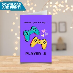 Cartão de felicitações para jogadores, melhor presente para namorada, namorado, presente de aniversário, presente de casamento para esposa, marido, eu te amo, presente, proposta de casamento para ele, presente dela