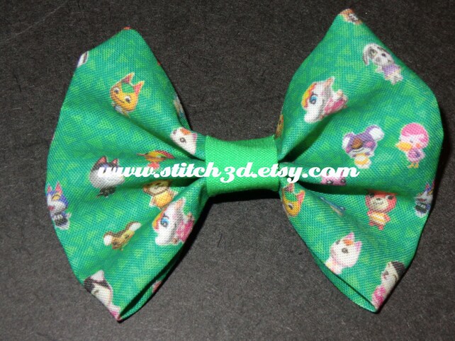 Animal Crossing hair bow geek girl gift