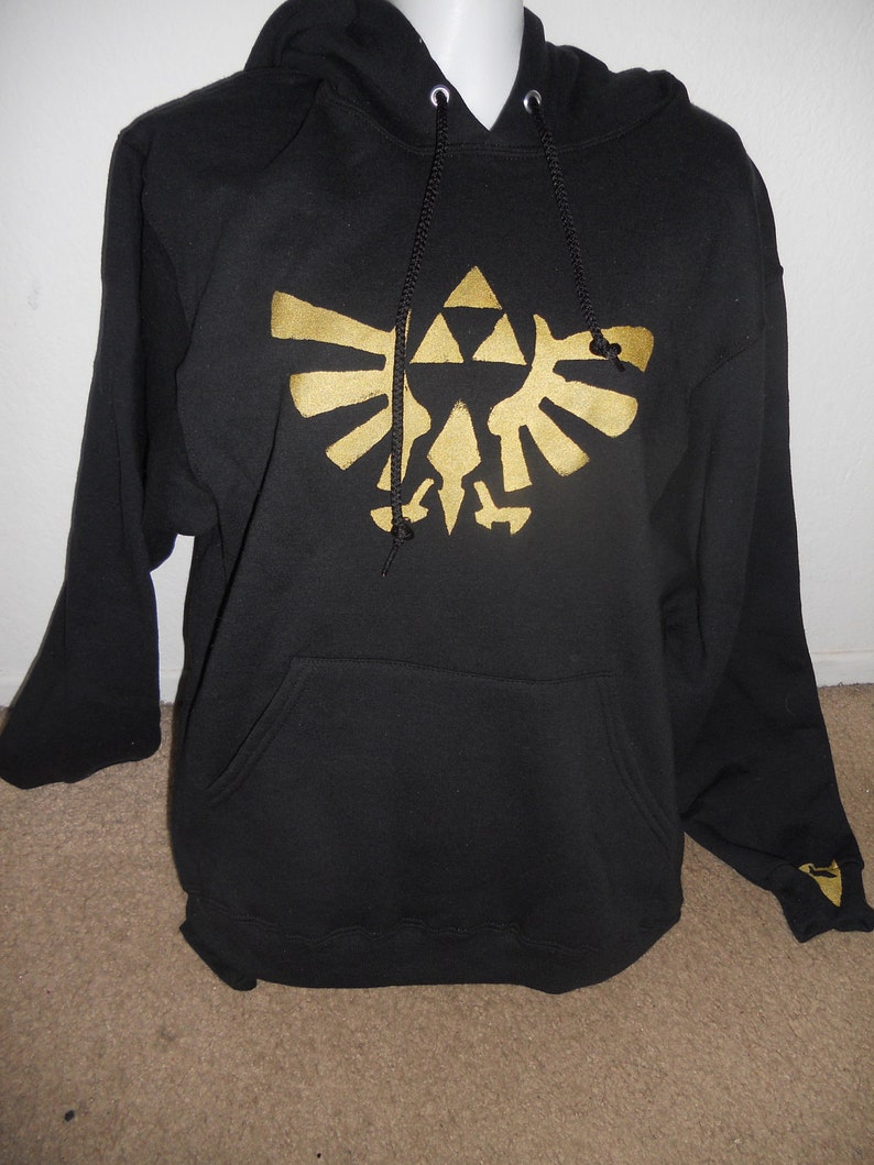 BLACK Legend of Zelda pullover hoodie adult PREORDER image 3