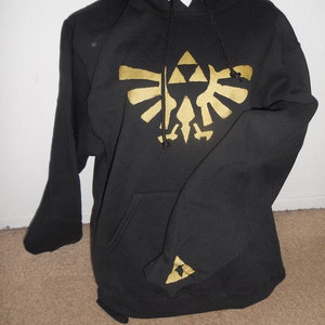 BLACK Legend of Zelda pullover hoodie adult PREORDER image 2