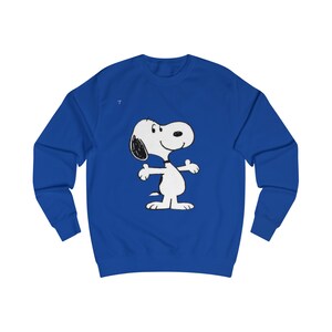 Snoopy Unisex Sweatshirt, Cozy Cartoon Top, Cute Gift for Dog Lovers, Vintage Style Pullover, Funny Sweatshirt for All Occasions