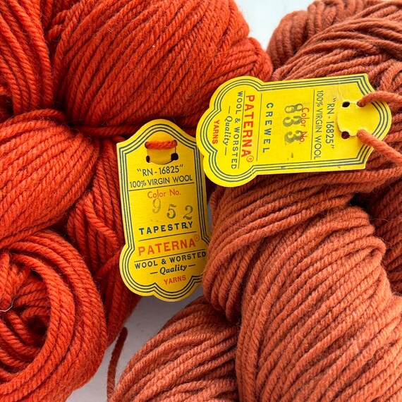 Paterna Wool Tapestry Yarn for Needlepoint Pumpkin Orange