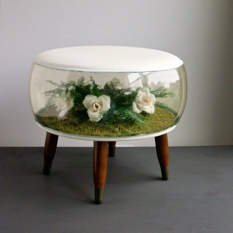 Terrarium footstool deals