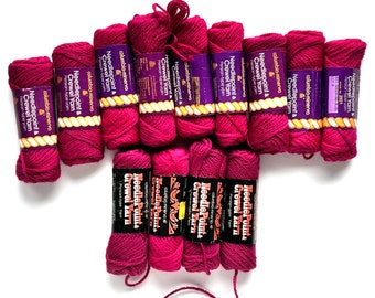 Columbia Minerva Persian Wool Yarn for Needlepoint - Shocking Pink  Thirteen 25-yard Skeins