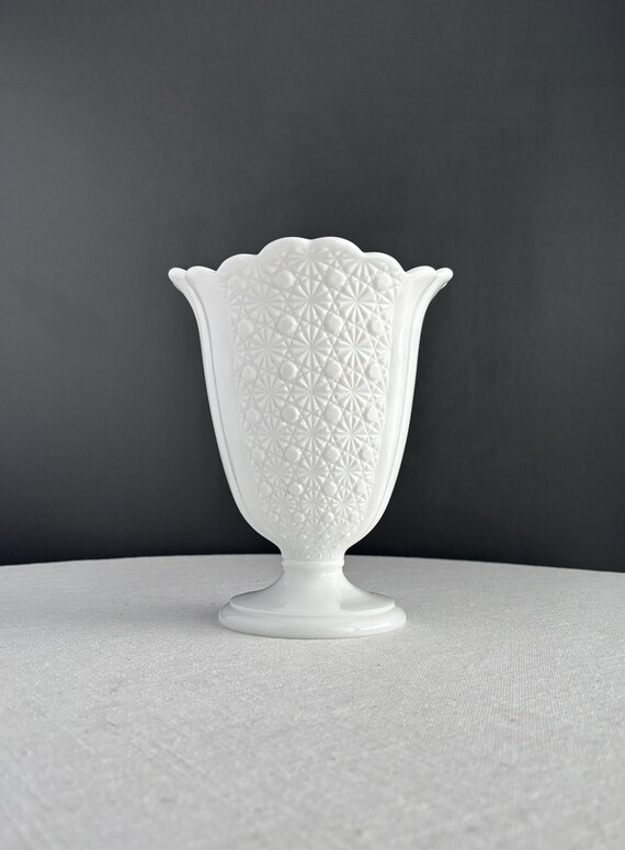 フェントンミルクガラスバスケットdaisy & button pattern Daisy and