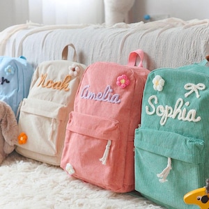 Sac à dos personnalisé pour tout-petit avec nom | Sac préscolaire | Cartable pour tout-petits | Cartable pour enfants | Sac à dos pour enfant avec nom | Sac à dos pour enfants