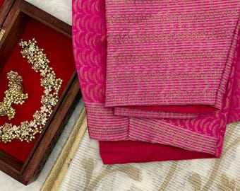 Kora Muslin Saree With Blouse