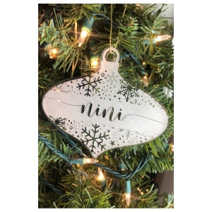 Snowflake Personalized Ornament