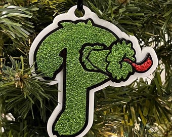 Baseball Inspired Philadelphia mascot Ornament