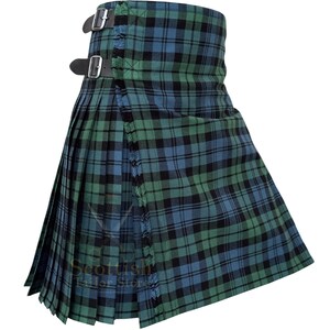 Black Watch Tartan Kilt: 8 Yard Scottish Highland Kilt, Custom Size