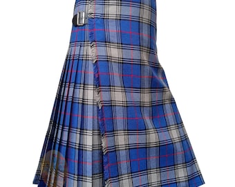 Clan Kinnaird Tartan Kilt för män: Traditionell skotsk höglandsdräkt, specialtillverkad