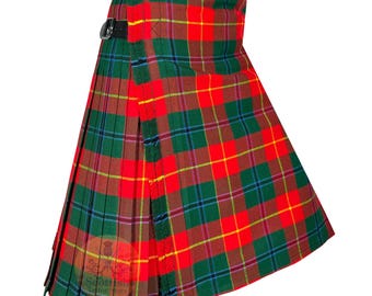 Douglas of Roxburgh Tartan Kilt: 8 Yard Acrylic Wool, Custom Highland Dress