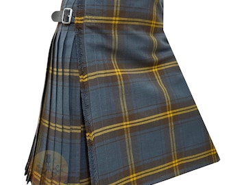 Kilt xadrez do Condado de Sligo para homem: estilo tradicional escocês das Terras Altas, feito sob medida.