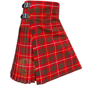 Bruce Ancient Tartan Kilt for Men 8 Yard Scottish Highlander Traditional Kilt Custom Size Acrylic Wool 16-oz Kilt For Sale