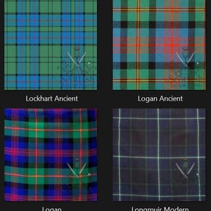 Lockhart Ancient Tartan Great Kilt - Logan Ancient Tartan Great Kilt - Logan Tartan Great Kilt - Longmuir Modern Tartan Great Kilt For Men