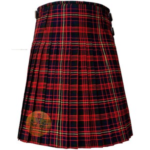 Cameron of Erracht Modern Tartan Kilt for Men 8 Yard Scottish Highlander Traditional Custom Size Acrylic Wool 16-oz Kilt For Sale