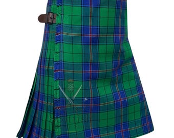 Autentico kilt tradizionale scozzese Lusk Tartan - Kilt da uomo fatti a mano, di 8 iarde, per clan scozzesi.