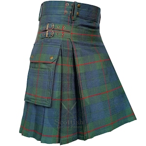Antiker Tartan Kilt von Barclay: Moderne taktische schottische Kilts für Männer