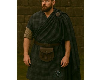 Handmade Acrylic Wool Kilt – Traditional Clan Tartan Highland Wrap