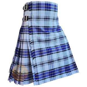 Clan Hannay Tartan Kilt: 8 Yard Scottish Highland Dress, Custom Size