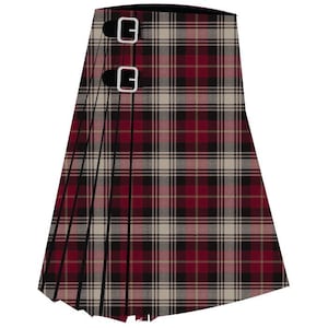Aberlour Tartan Kilt – 8-Yard Traditional Scottish Kilt for Men | 16oz Acrylic Wool Highland Dress | Custom Clan Kilt for Weddings & Events